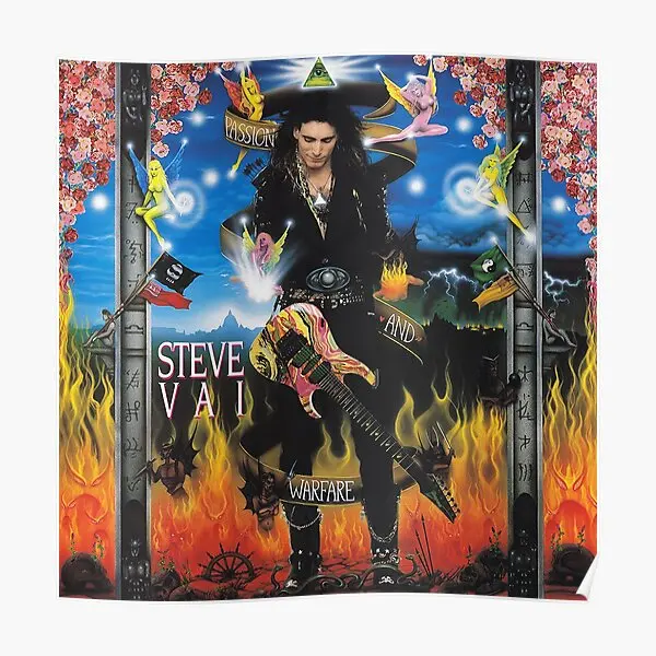 Steve Vai Passion And Warfare  Poster Modern Painting Art Room Wall Decoration Mural Print Picture Vintage Funny Decor No Frame