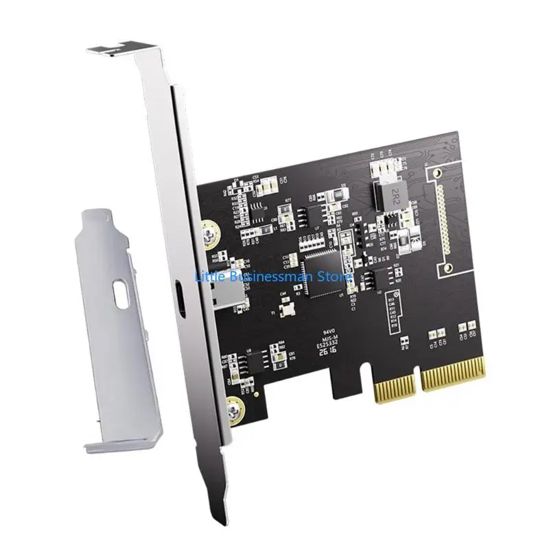 PCIeX4 to USB3.2 Desktop Add-In Board with Cooling Sink for Repeated File Copy M76A
