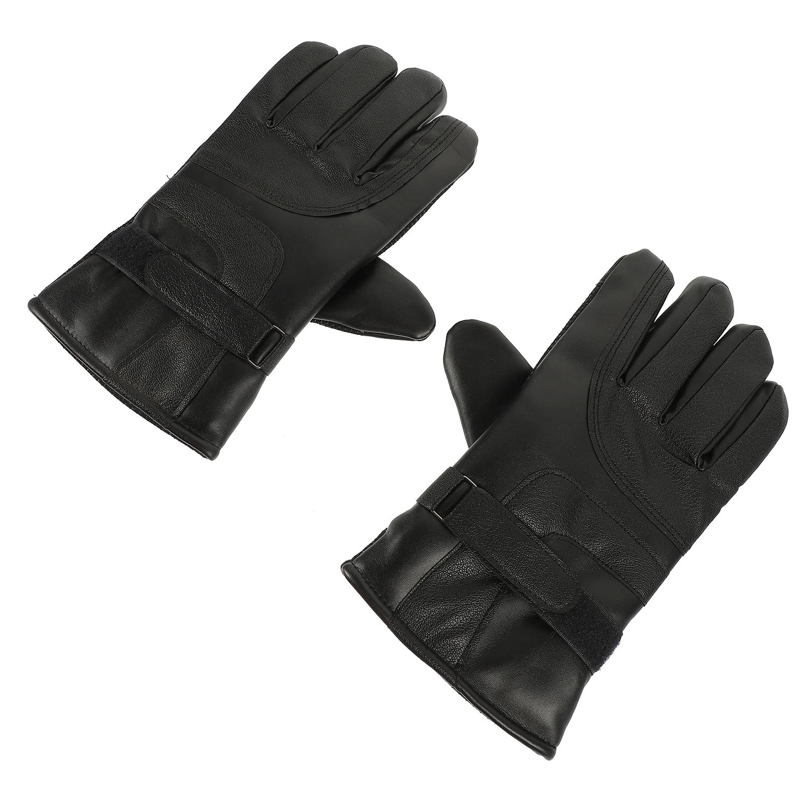 Gants chauffants équitation d'hiver chauffés pour hommes vélo moto doigt travail thermique chaud