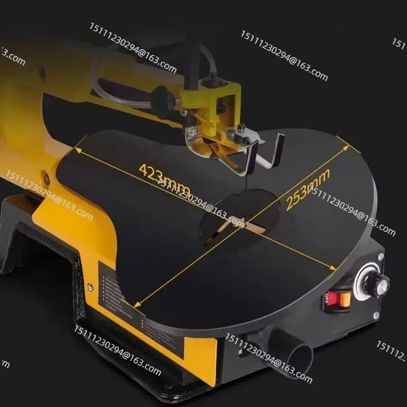 

16 Inch LED Electric Jigsaw Machine, Woodworking Cutting Table with Adjustable Speed & Engraving Function