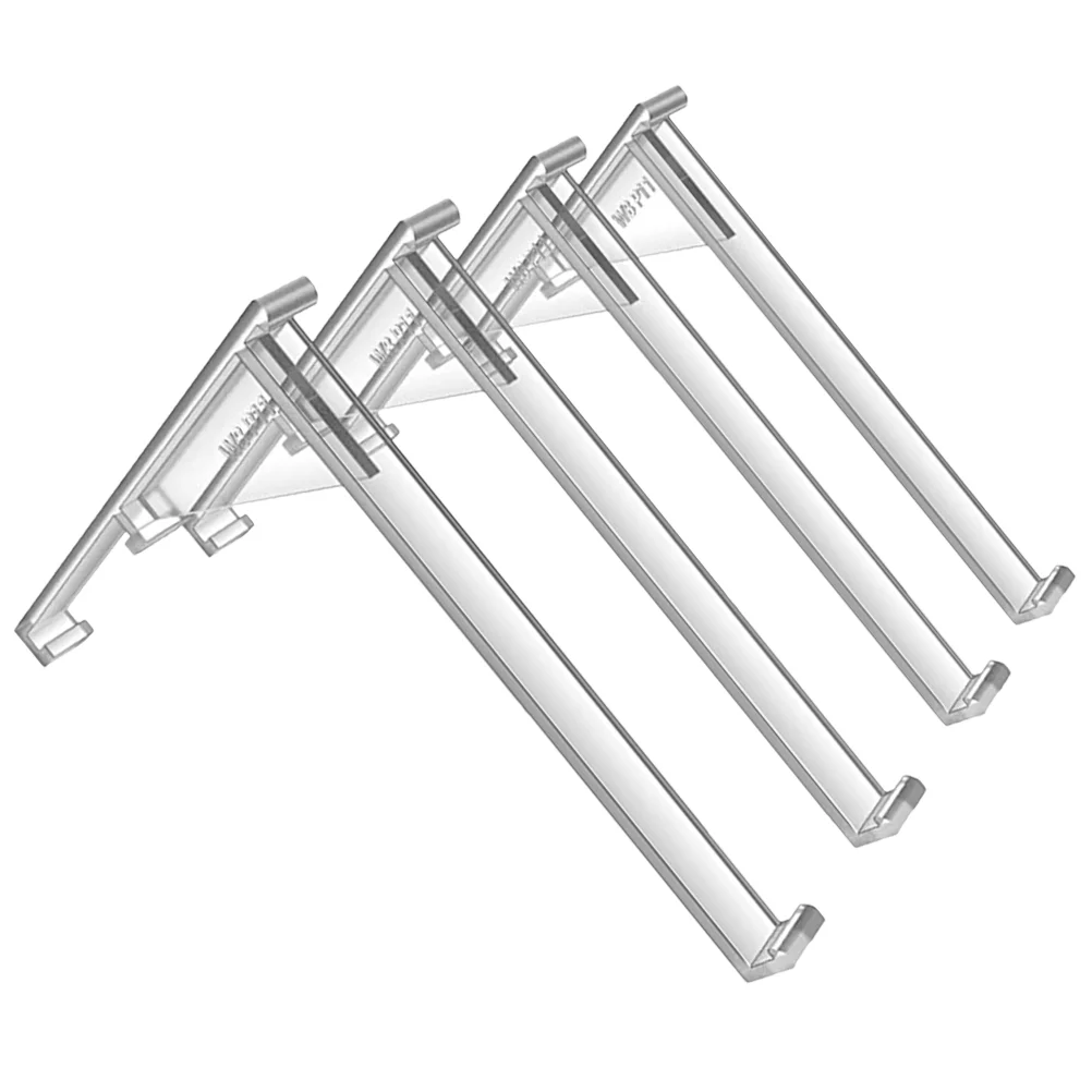 4 Pcs 3 5 Inch Transparent Plastic Curtain Positioning Clips for Valance Right Angle Blinds Vertical Blind Replacement Parts