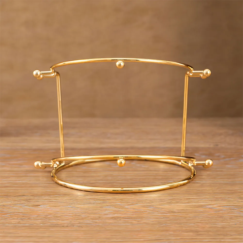 

2PCS Crown Headb Jewelry Tiara Holder Layered St Headb Jewelry Towers St Necklace Bridal Store Storage ganizer