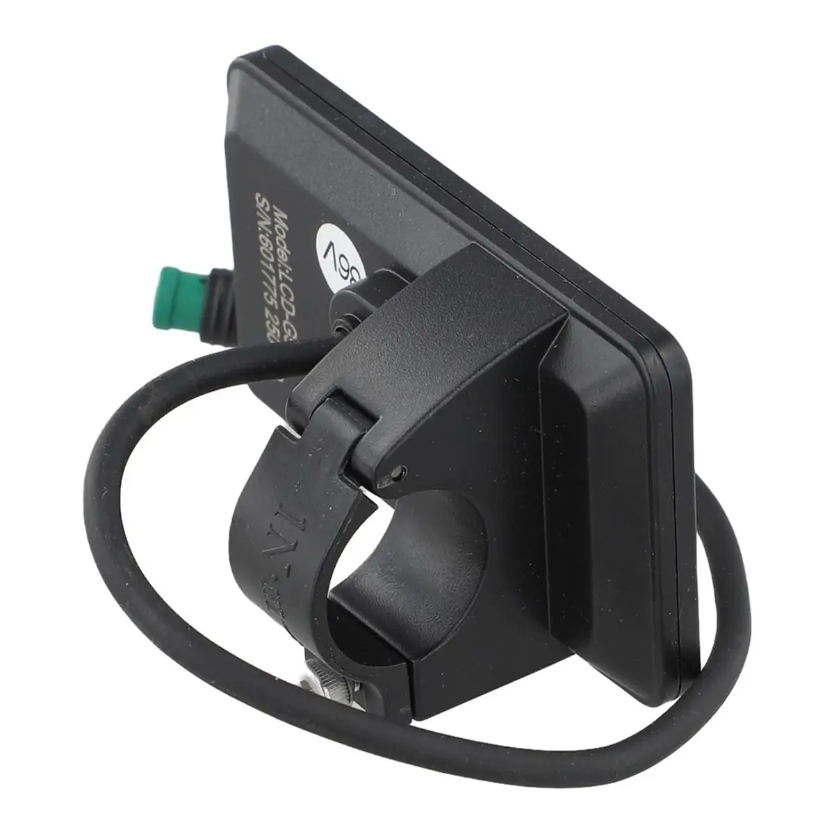 

ABPF E-Bike LCD Display 24V 36V 48V with 5-Pin 25cm Cable, Compatible, Fits 22.2mm Handlebars for Electric Bicycle Mileage