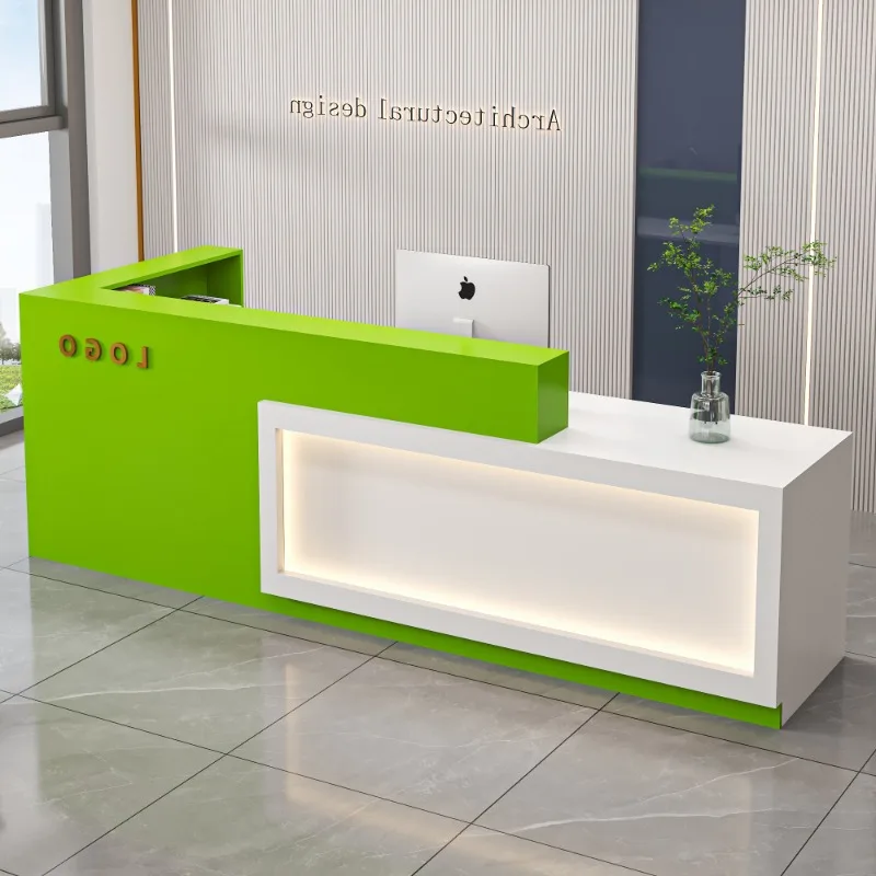 

Long Modern Reception Desks Shop Beauty Bar Luxury Restaurant Hotel Executive Reception Desks Company Bureau Lounge Furniture