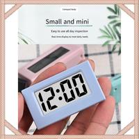 Mini Clock Triangle LED Screen Lectronic Digital Alarm Screen Desktop Clock For Home Office Table Bedroom Decor Durable Black