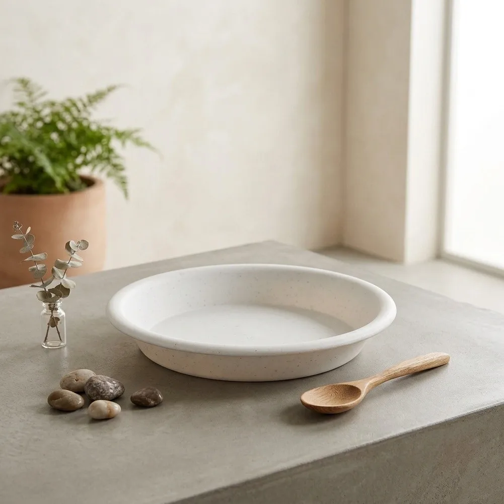 Water Catcher Tray Set for Potted Plants Indoor Outdoor Use Resin Saucers to Contain Overflow and Support Plant Stability