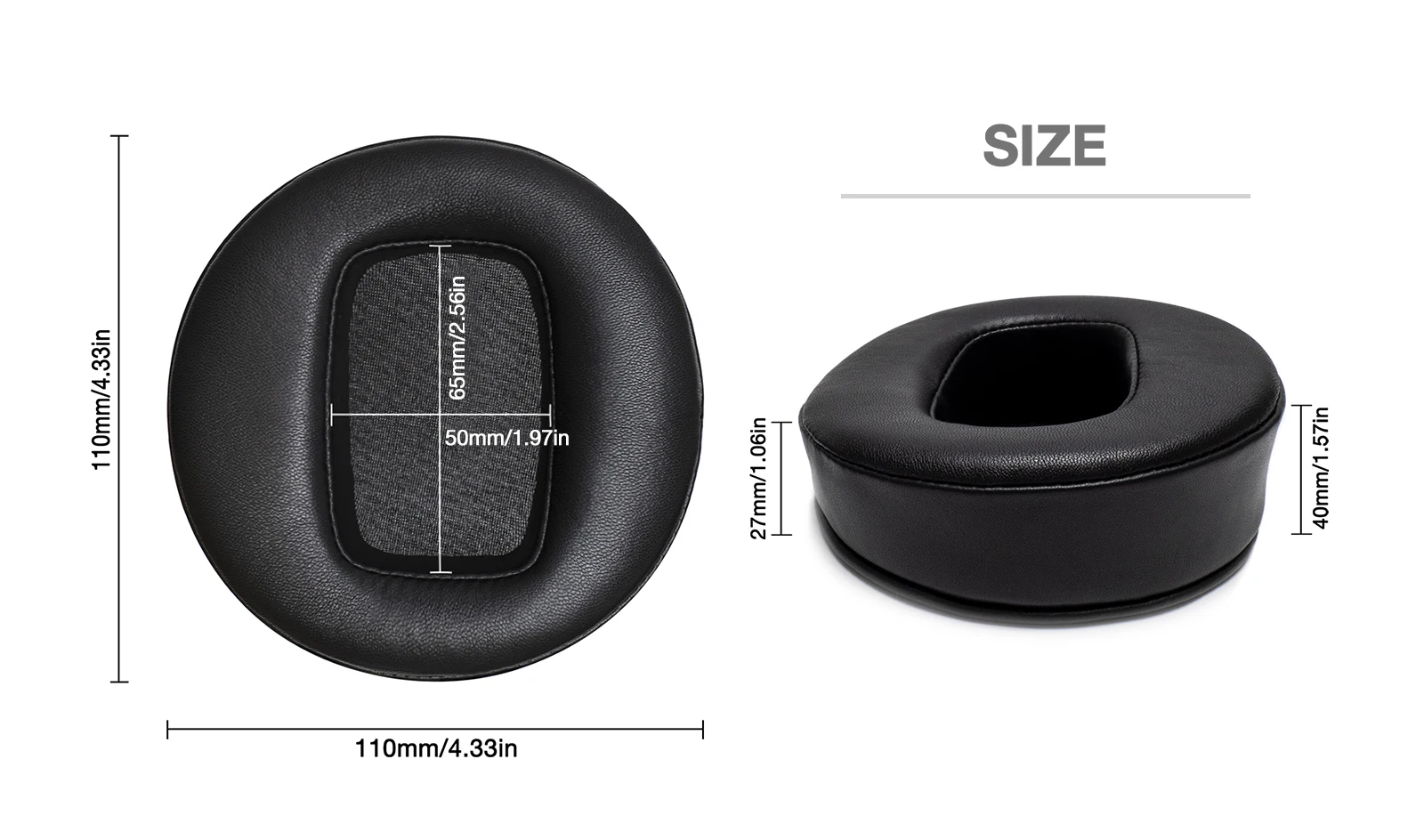 Almohadillas para los oídos de piel de cordero gruesas Extra grandes para auriculares Audeze Maxwell, cojín de repuesto de espuma viscoelástica con relleno más 2 cubiertas de micrófono