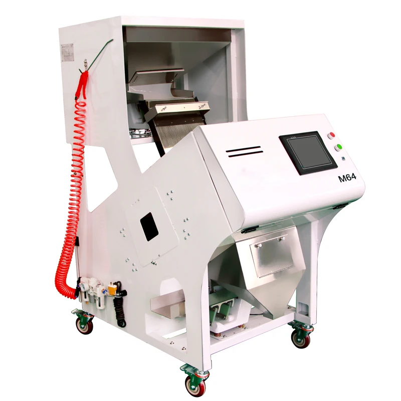 M64 Automatic Optical Rice Wheat Coffee Bean Sorter; Multi-functional Color Sorter for Soybean Corn Nut Core Motor Component