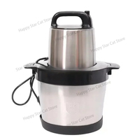 For Cassava Plantain Yam Pounding Machine Stainless Steel Pounder Fufu Maker African Household Kitchenware 6L