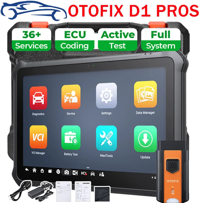 OTOFIX D1 PROS Diagnostic Scanner ECU Coding BiDirectional Control Bluetooth Diagnostic Tools 2 Years Free Update OBD2 Scanner