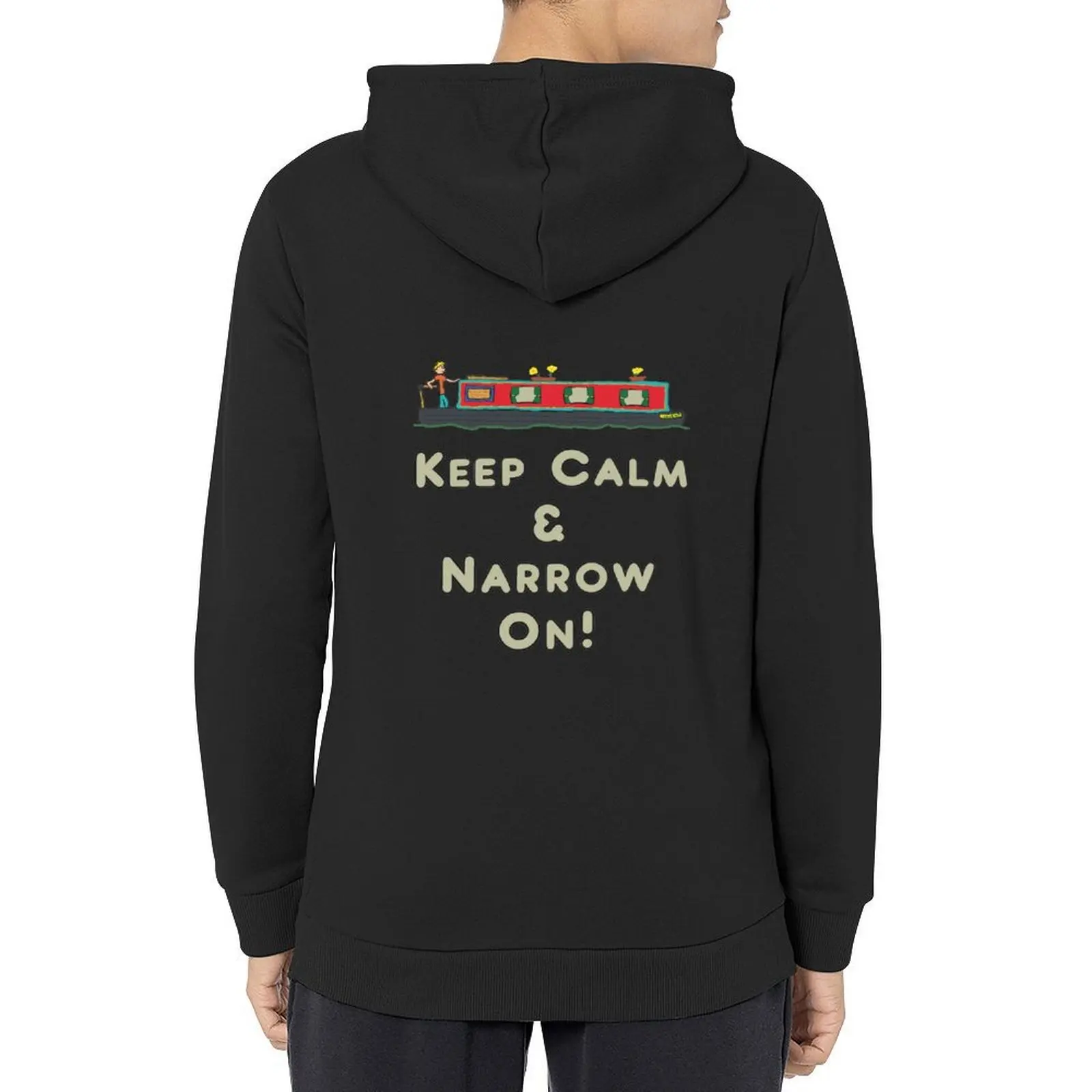 

Keep Calm Narrowboat Hoodie men's clothing aesthetic clothing men's clothes korean clothes mens hoodie