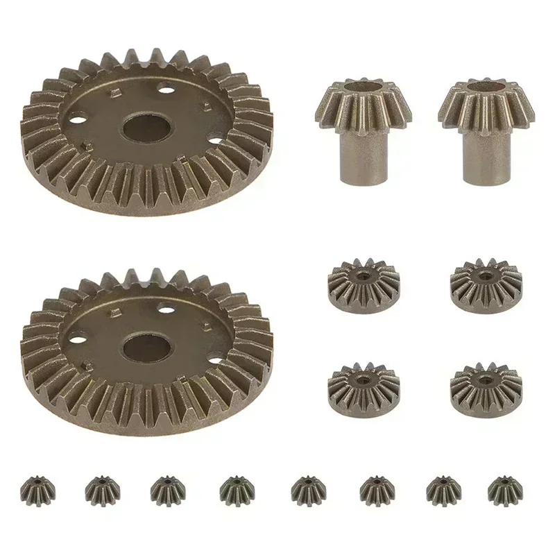 Wltoys 144001 parts Upgrade Metal Gear 30T 16T 10T Differential Driving Gears for Wltoys 144001 12428 12429 12423 12429