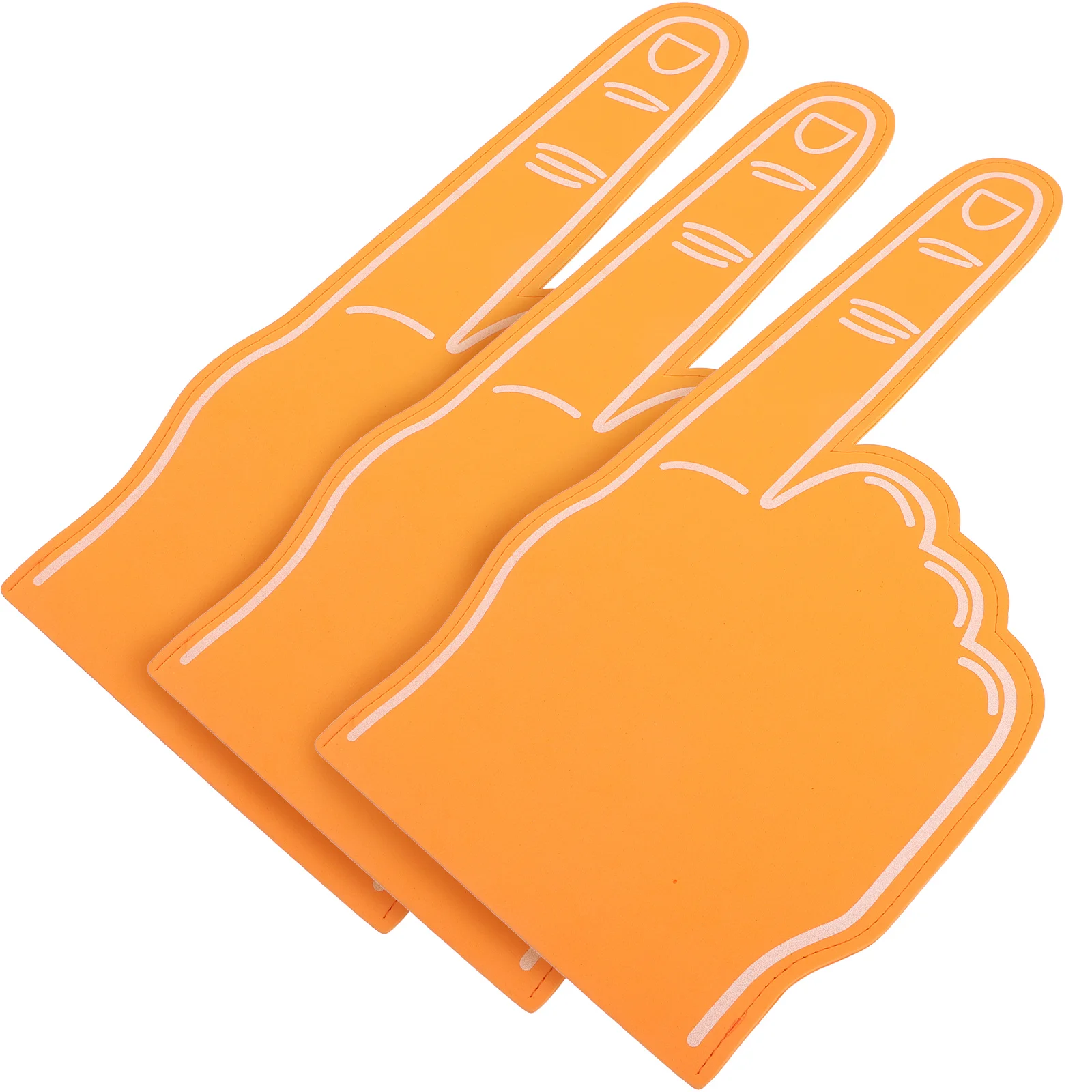 

3Pcs Foam ange Sports Game Cheerleading Party Noisemaker Hand Props Kids Toy Lightweight Most People Comfortable