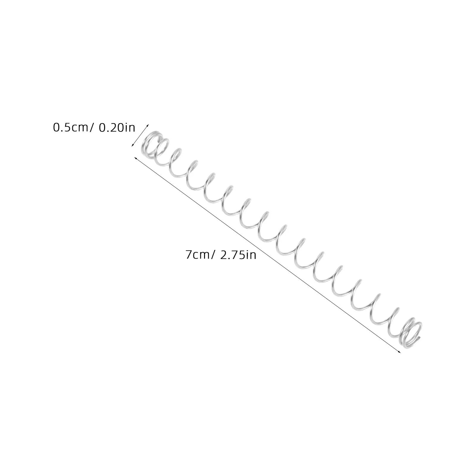 200Pcs Metal Spring Headband DIY Accessories Small Stainless Steel Springs for Alien Antenna Hairbands Party Crafts Hairband