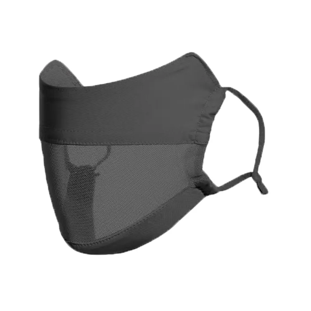 Máscara de protección solar para mujer, bufanda de seda de hielo, malla transpirable, cubierta facial Anti-UV, máscara de ciclismo para deportes al aire libre, velo protector solar de verano