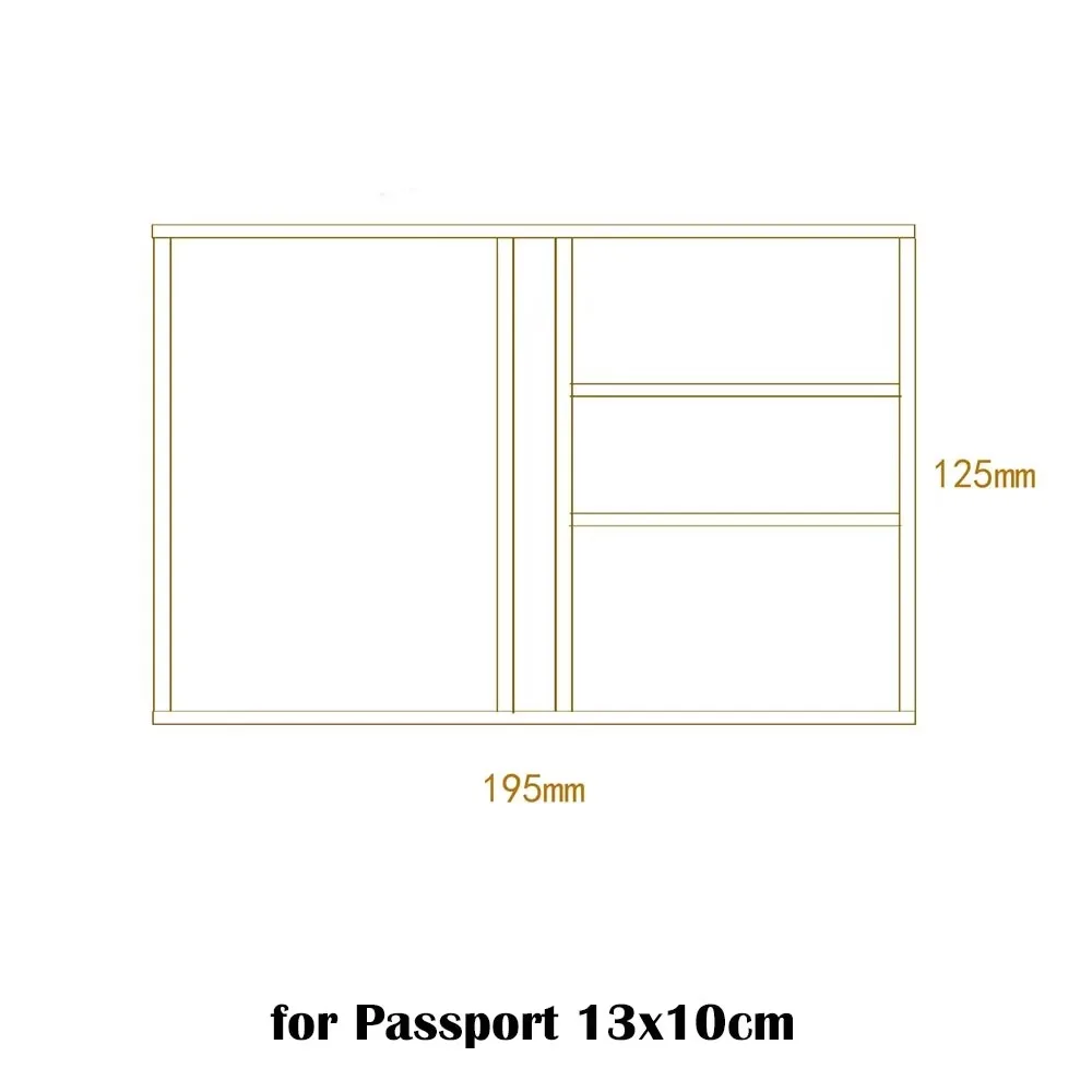 New Oxford Cloth Traveler Notebook 3 Size Standard/Pocket/Passport Pocket Storage Pouch Portable Card Bag Spiral Cowhide Diary - view 5