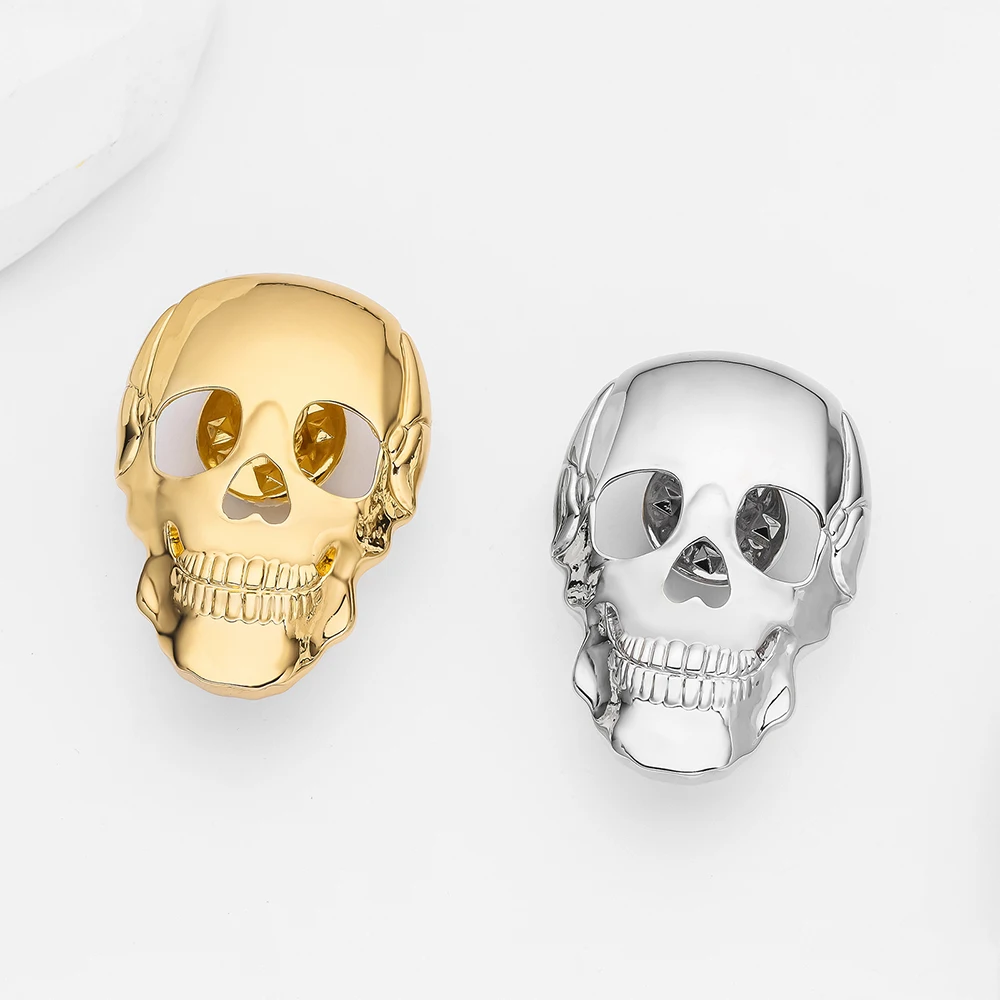 Hanreshe Medical Skull Metal Pin Brooch Backpack Lapel Badge Medicine Jewelry Gifts for Orthopedic Doctor Nurse
