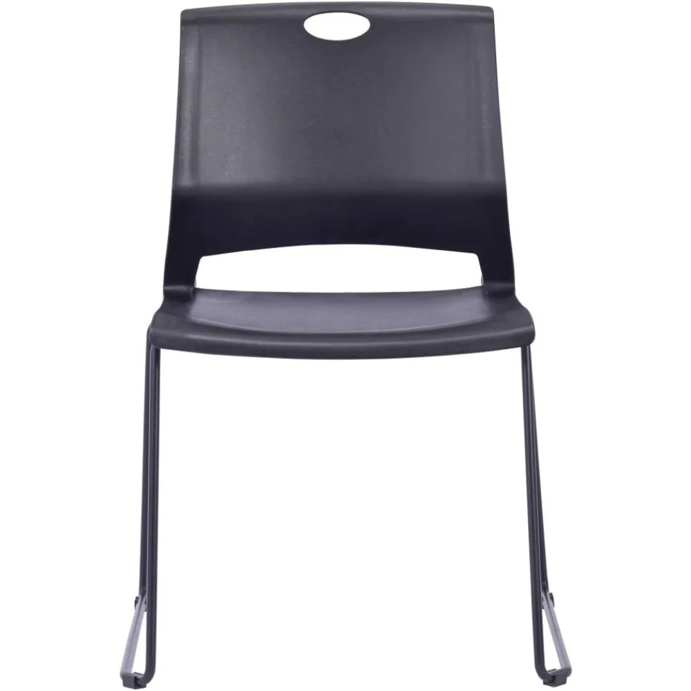 Stacking Chairs Stackable Waiting Room Chairs Conference Room Chairs (Set of 4)