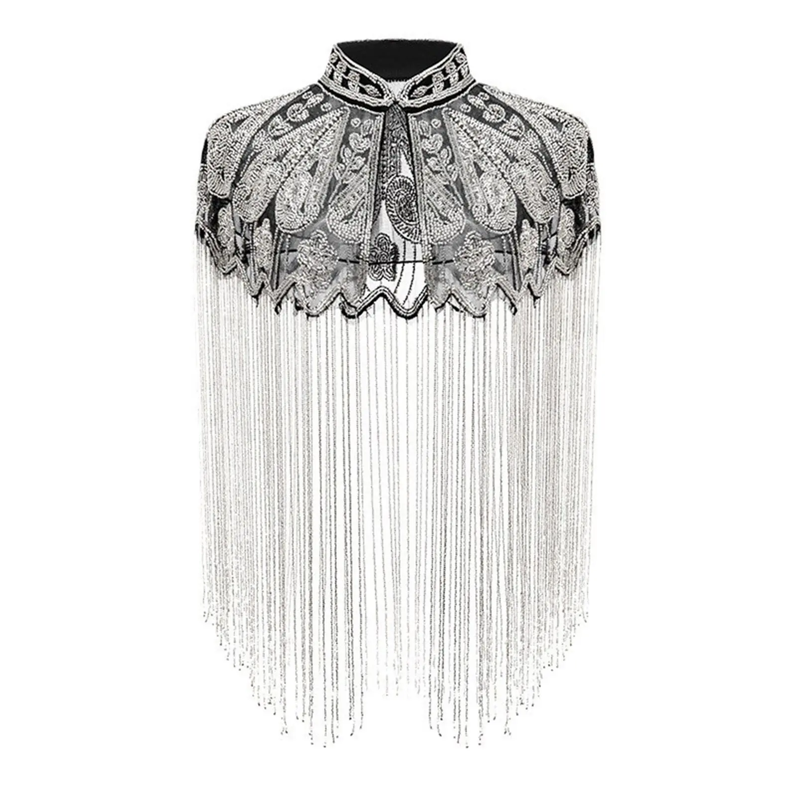 فساتين سهرة مطرزة بالترتر للنساء مهدب شال يلتف فساتين الزعنفة ديكور فني لحفلات الزفاف