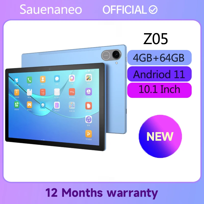 Z05-Tablette Android 11 de 2024 Pouces avec Bluetooth, Réseau 3G, Appel Téléphonique, Original, Epi4 Go + 64 Go, Octa Core, Livraison Gratuite, Nouveauté 10.1