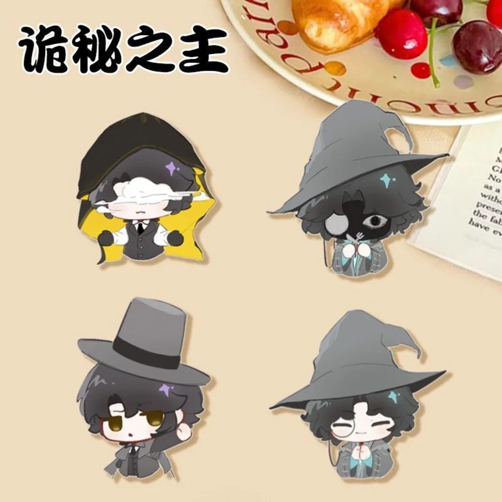 4PCS Anime Lord Of Mysteries Badge Brooch Pin Klein Moretti Clothes Backpack Decoration Lapel Personalized Chest Tag