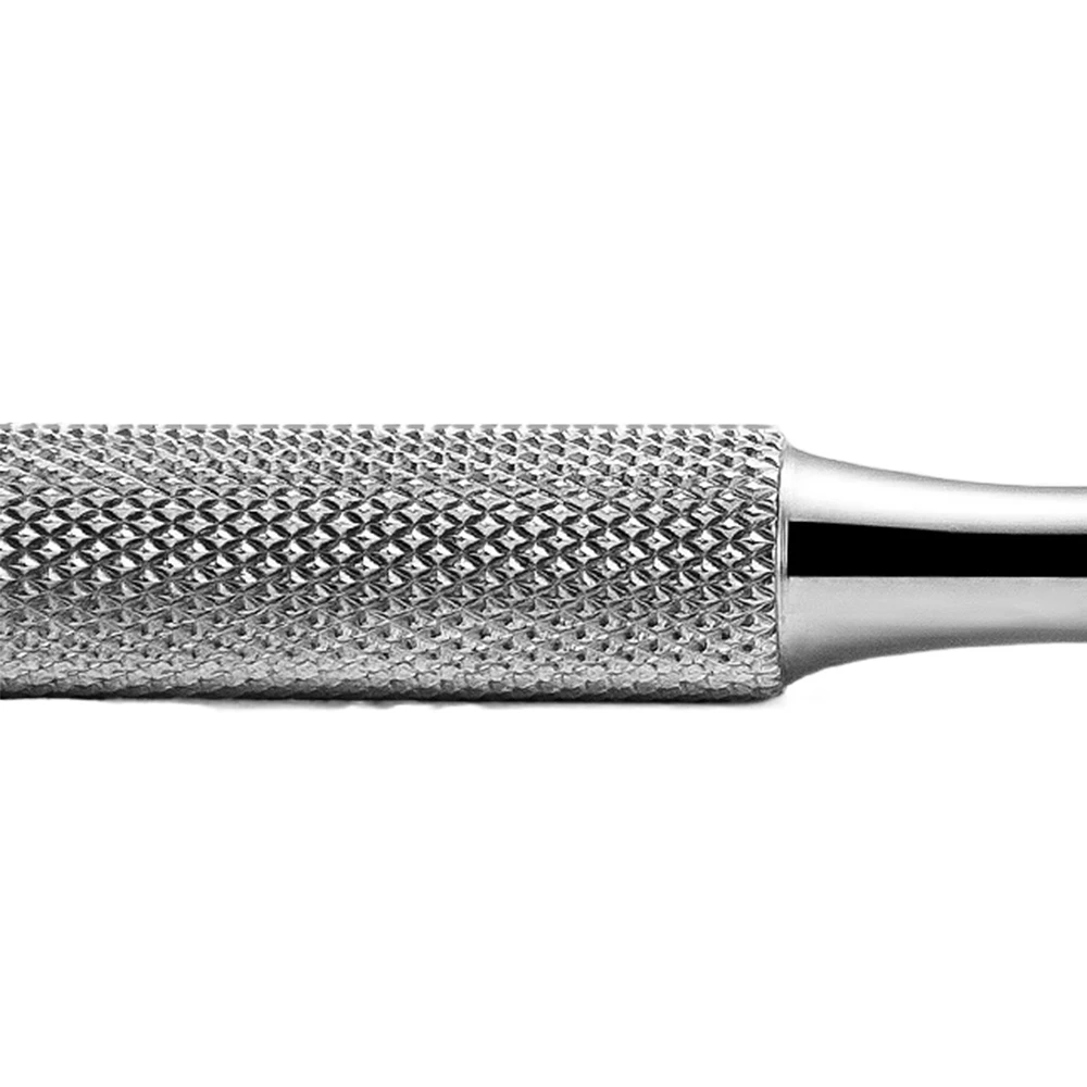 Mixice Cuticle pushers, Cuticle Pusher with 2 Ends - Stainless Steel Manicure Tool,Silver