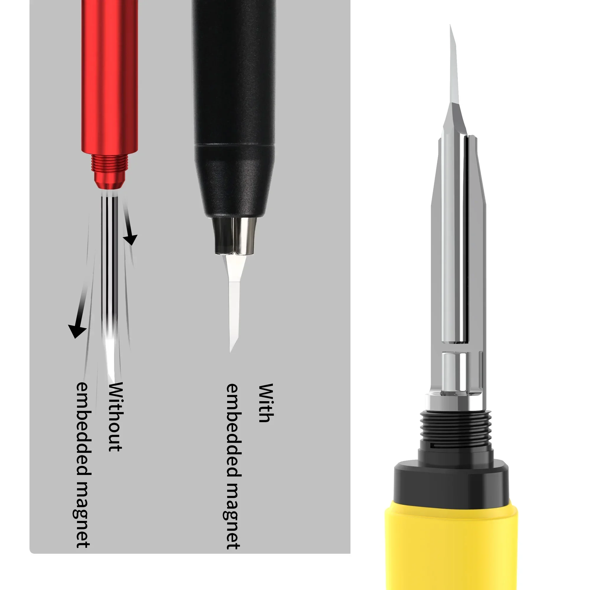 DSPIAE-brocha de empuje de acero de tungsteno PT-TH PRO, mango de cuchillo, herramienta de grabado DIY para ensamblaje de modelos, herramientas de