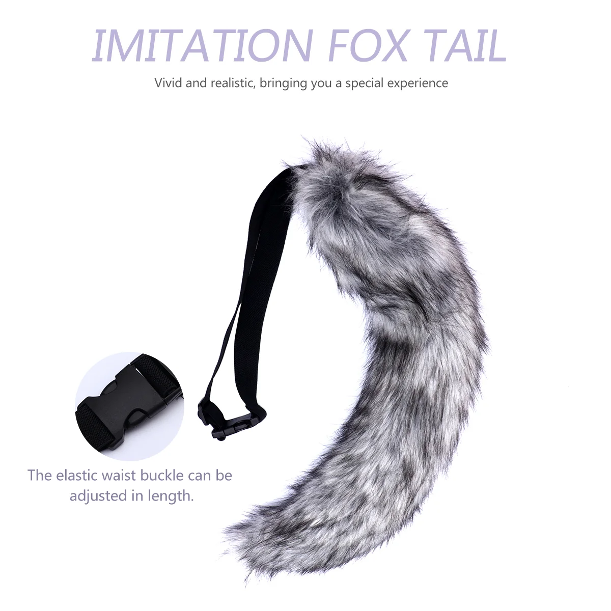 Faux Fox Fur Tail Costume Cat Cosplay Rabbit Accessories Prom Halloween Artificial Simulation Child Costumes