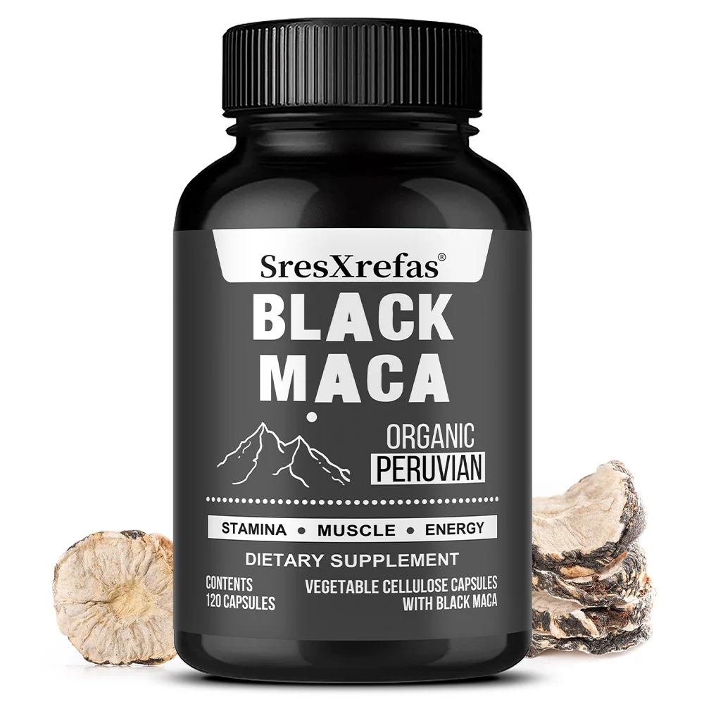 

БАД с черной макой - повышает силу и рост мышц, увеличивает энергию, выносливость и мышечную массу - 120 капсул