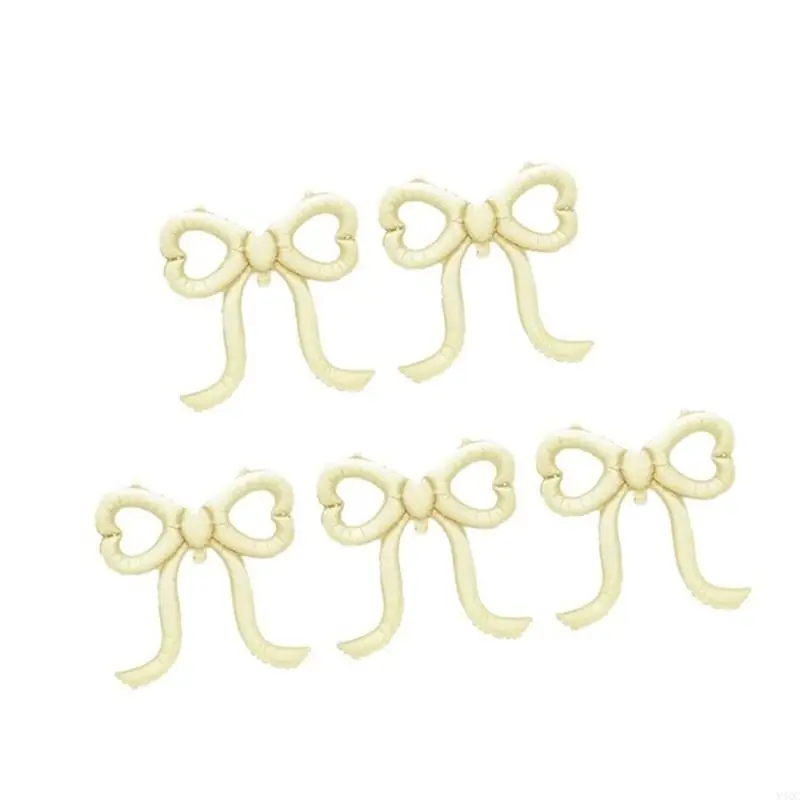 Bowknot Tie Patter Party Balloon Girl Celebration Decordo Decoration Aluminum Foil Event воздушные шары Y4QC