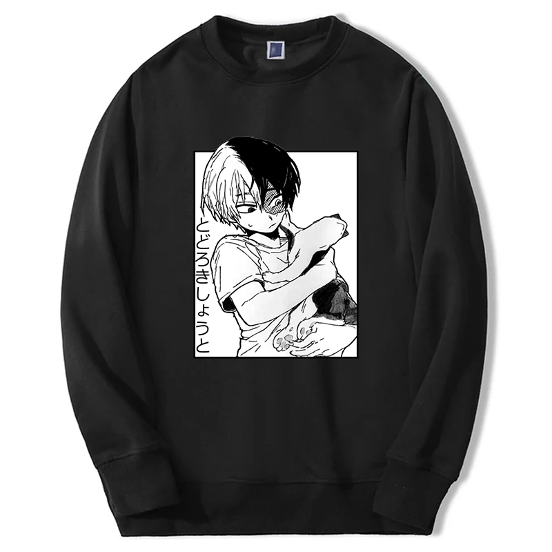 

My Hero Academia Hoodie Men/women Anime Todoroki Shoto Boku No Hero Graphic Sweatshirt Harajuku Fashion Sudaderas Clothes