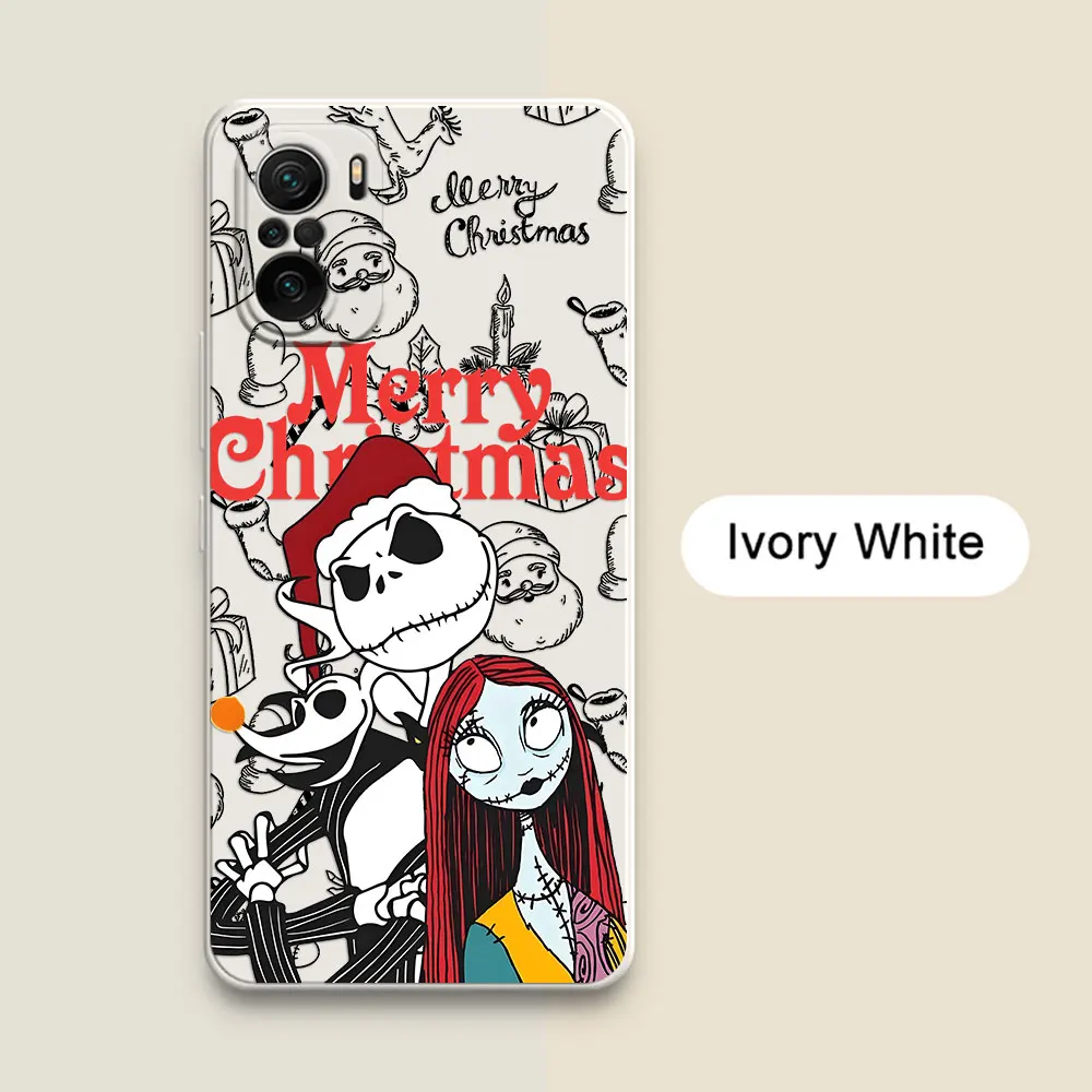

Case For Xiaomi Poco X7 F7 M7 X4 X5 F6 M6 Pro X3 Mi 10T 11T 12T 13T 14T 15T Pro 15 Christmas Jack Sally Skellington Phone Cover