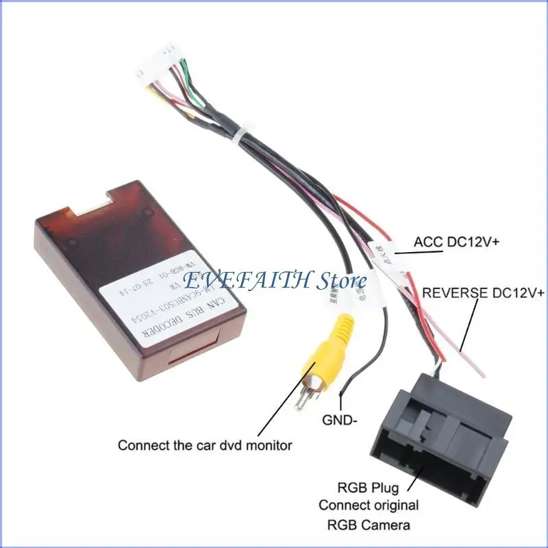 124B Video Format Adapter Backup Reverse Camera Decoders With RCD510 RNS510 RNS315