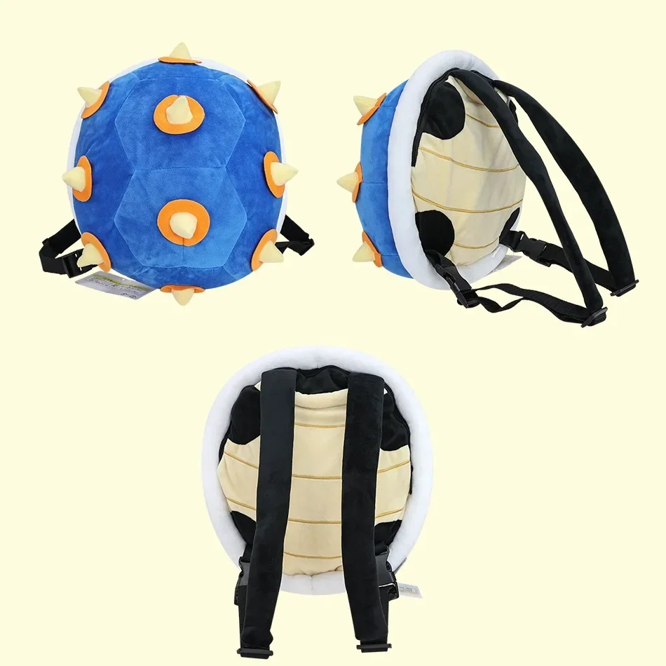 Anime Koopa Troopa Bowser Lemmy Ludwig Plüsch-Rucksack Schildkröten-Schale Gefüllte Plüschtiere Cartoon-Schultaschen Halloween-Deko-Geschenk – Detail 10