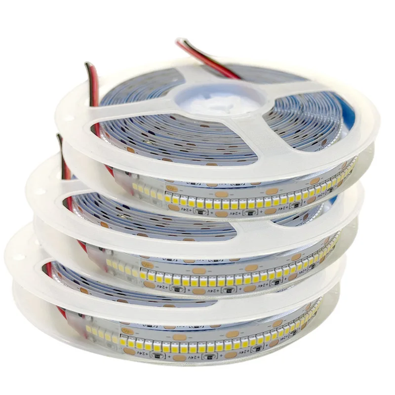 5m Super Bright 24v 2025 LED  Soft Flexible Strip High Density 420 leds/m 3000k Nature White 4000k 6000k CRI90  20w/m Cabinet
