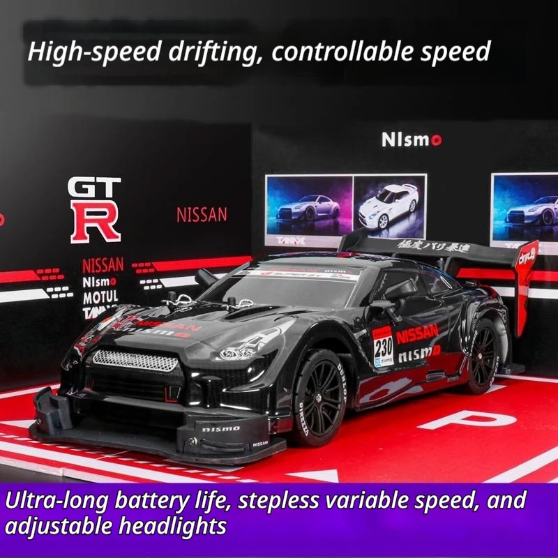 SUOER GT1/24 RC Car 4WD High Speed Drift Racing Car Variable Speed Full Proportional Remote Control Car With LED Light Hobbygift
