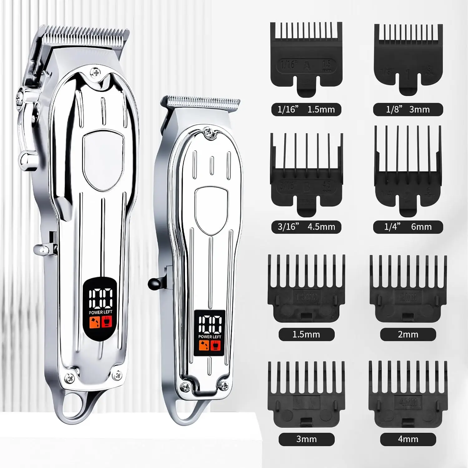 Powerful Electric Hair Clippers Hair Trimmer Professional Hair Clipper Set Cordless Hair Trimmer for Family,Gifts for Men