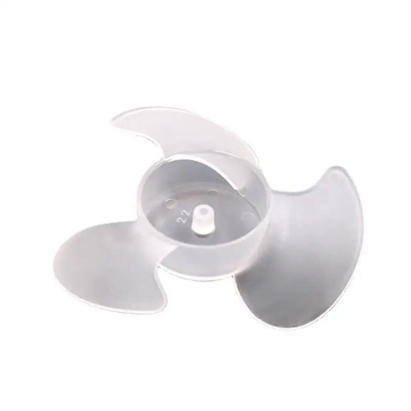 652F Plastic Fan Blade, 3 Leaves Plastic Fan Blade Replacement Three Leaves Electric Fan for Hairdryer Motor