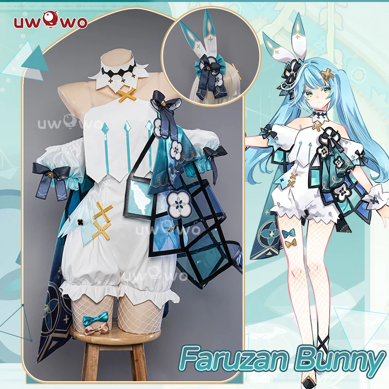 

IN STOCK UWOWO Exclusive Genshin Impact Fanart Faruzan Cute Bunny Suit Cosplay Costume