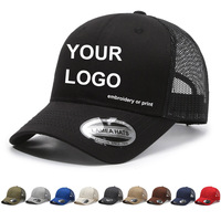 Custom Logo Solid Color Baseball Cap Men And Women Richarson 112 Mesh Fitted Fashion Trucker Hat Hip Hop Curved Brim Snapback