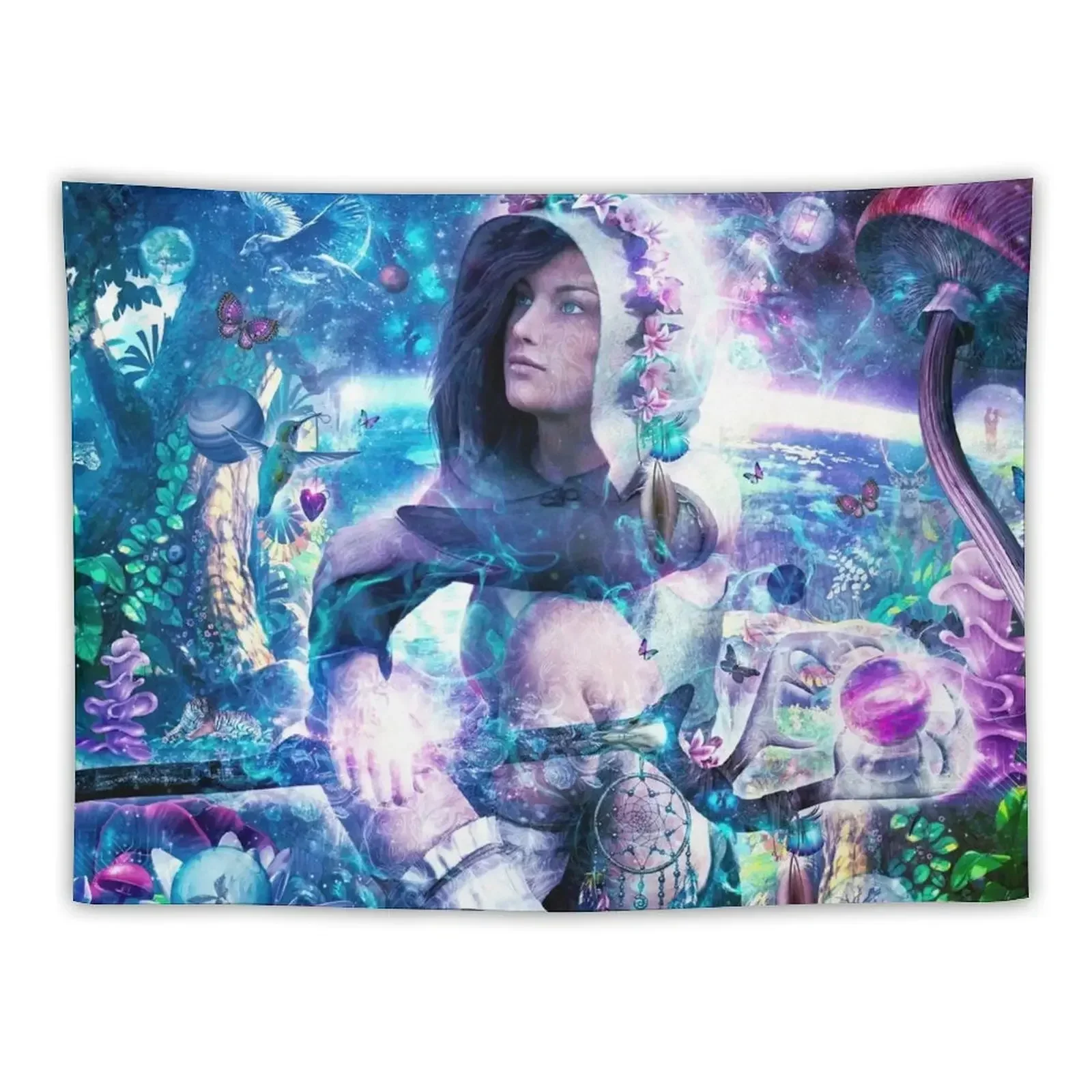 Observing Our Celestial Synergy Tapestry Home Decorations Wall Tapestries Tapestry