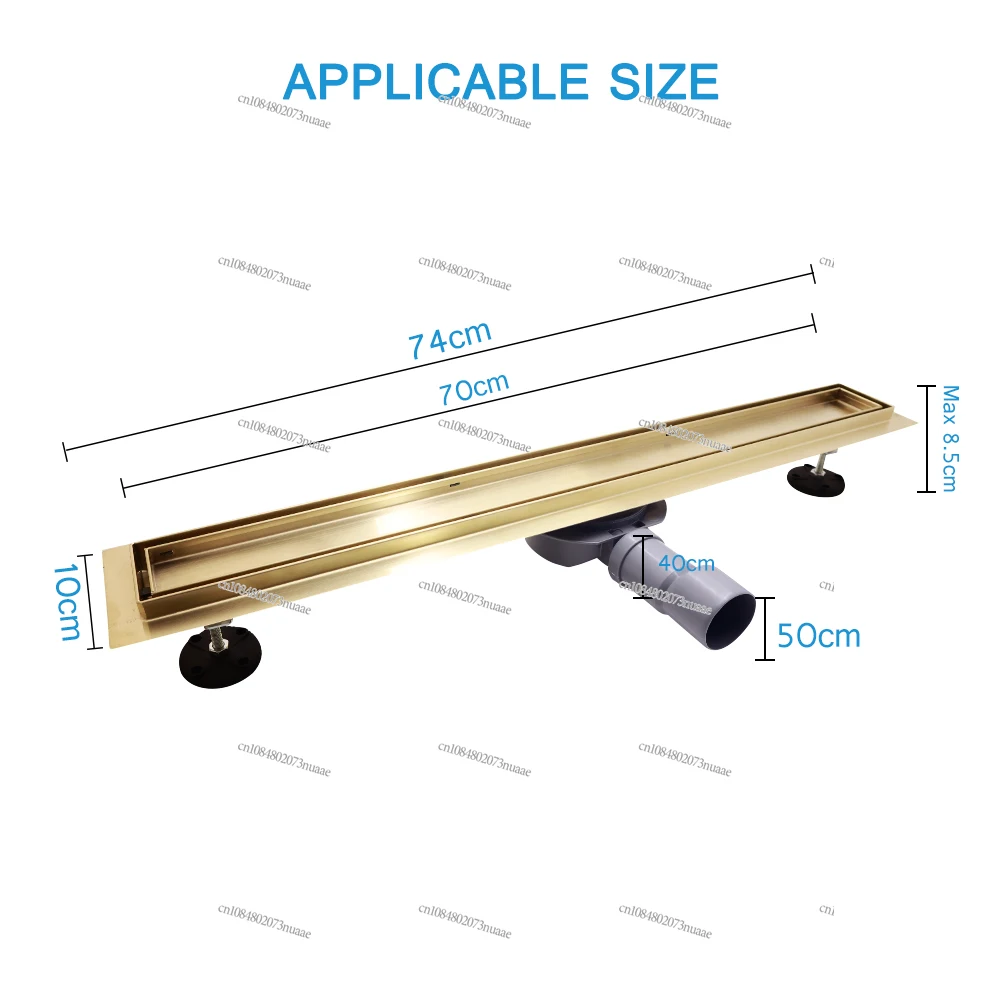 

Ванная комната, туалет, душевая комната, SUS SS 304, длинный линейный слив для пола из нержавеющей стали