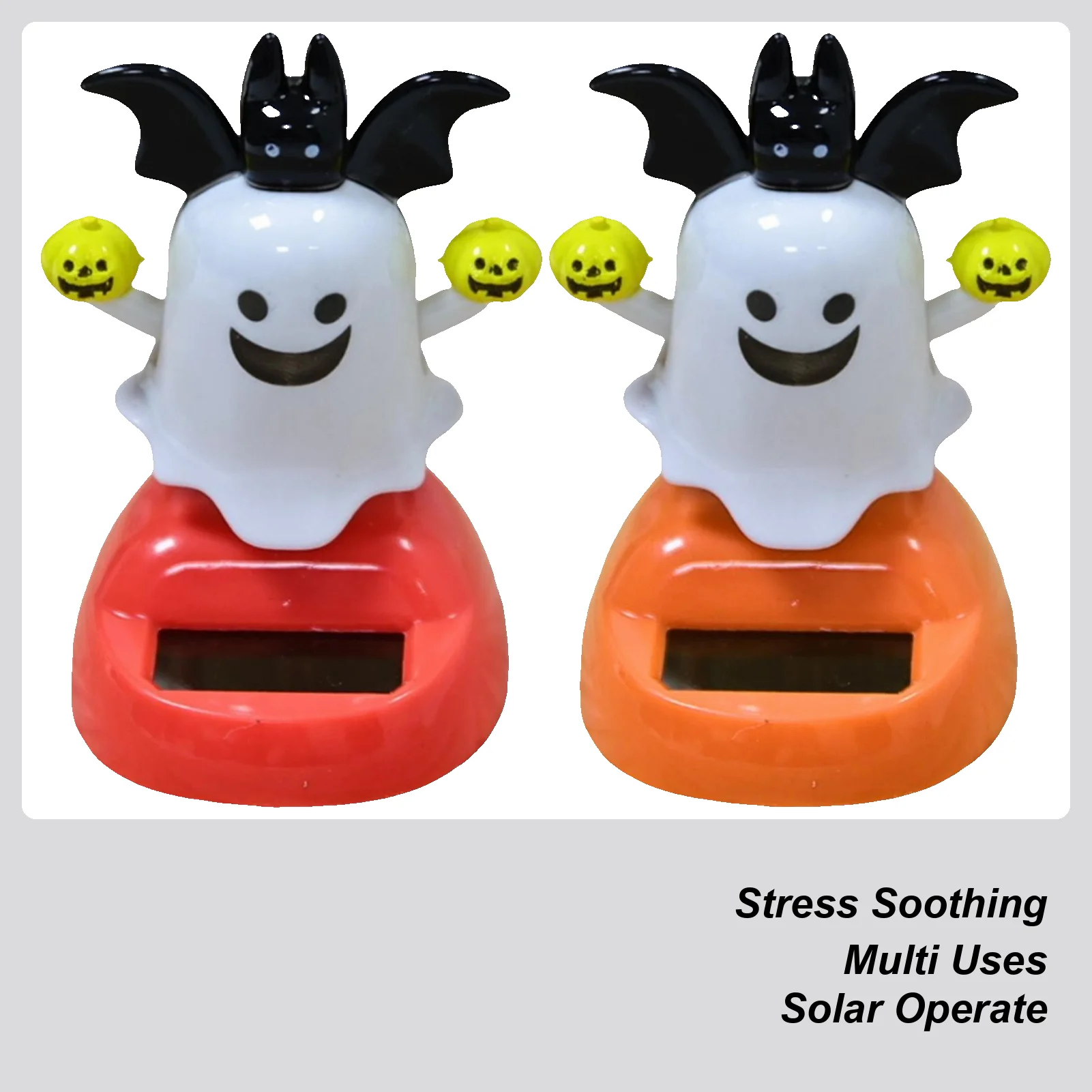 

Танцевальные игрушки на солнечной энергии, танцевальные фигурки призраков на солнечной энергии, орнамент, Коллекционная игрушка-кукла, жуткий для украшения автомобиля, стола