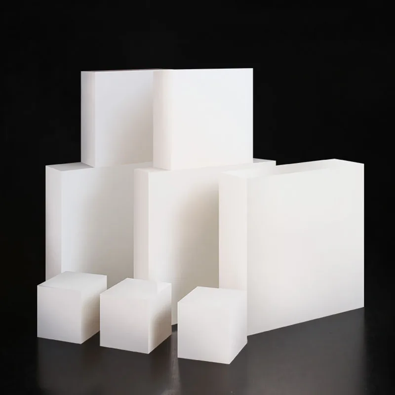 High Elastic White Silicone Sheet Rubber Damping Soft Pad Wear Resistant Shockproof Block Gaskets Thick 1~50mm Shock-absorbing