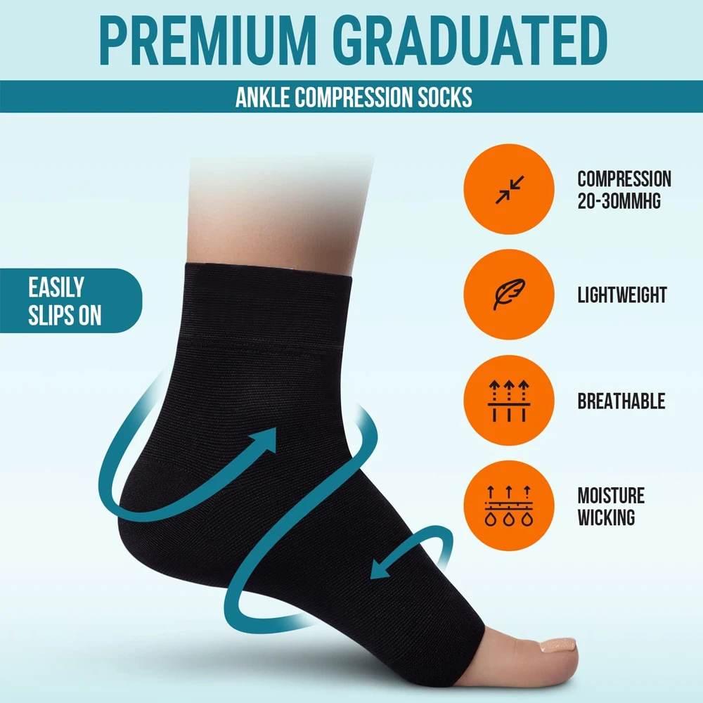Neuropathy Socks for Men Women, Compression Socks