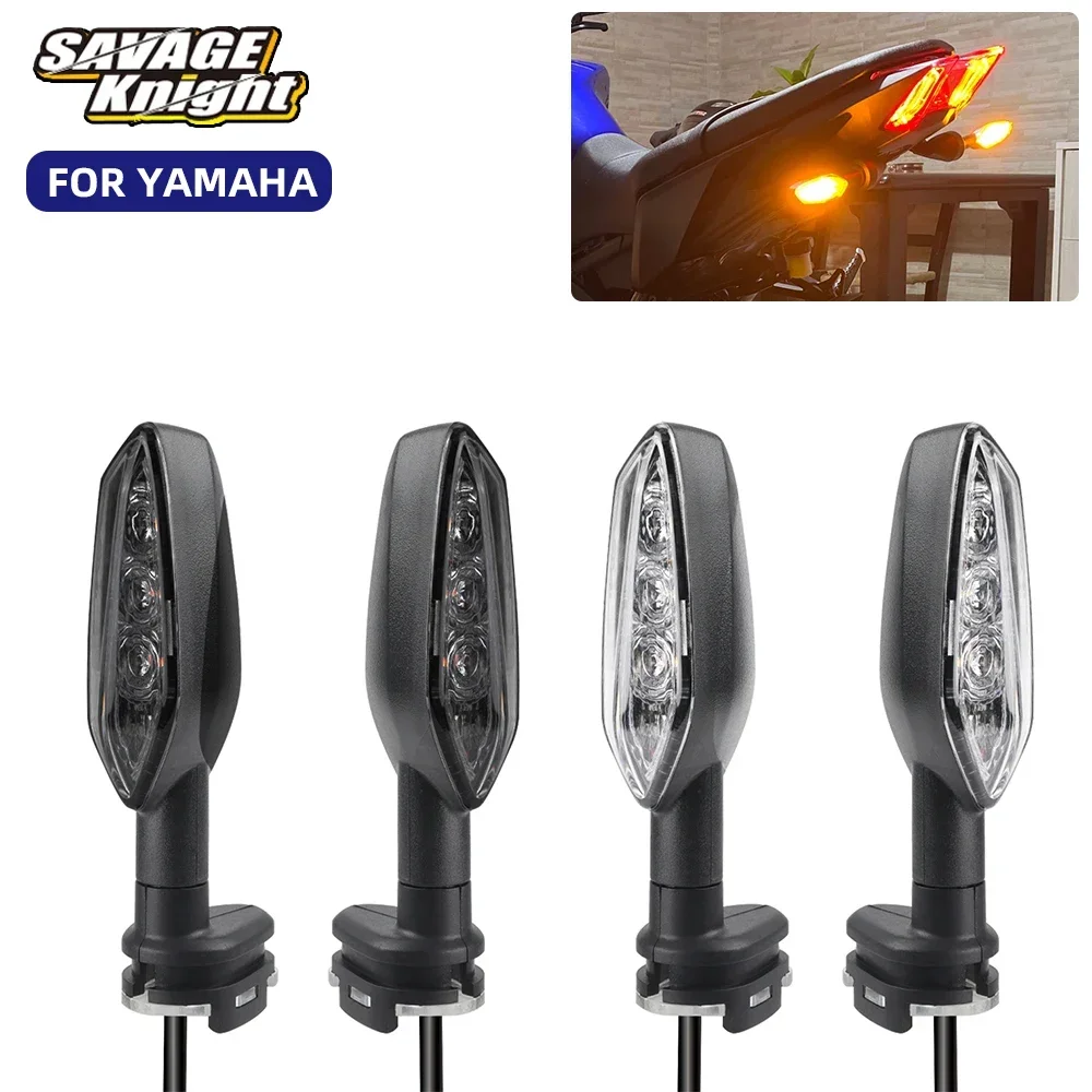 

Motorcycle Turn Signals For YAMAHA YZF R6 R1 R3 R25 Indicator Lamp Front Rear Blinker Light YZF-R6 YZF-R3 YZF-825 YZF-R125