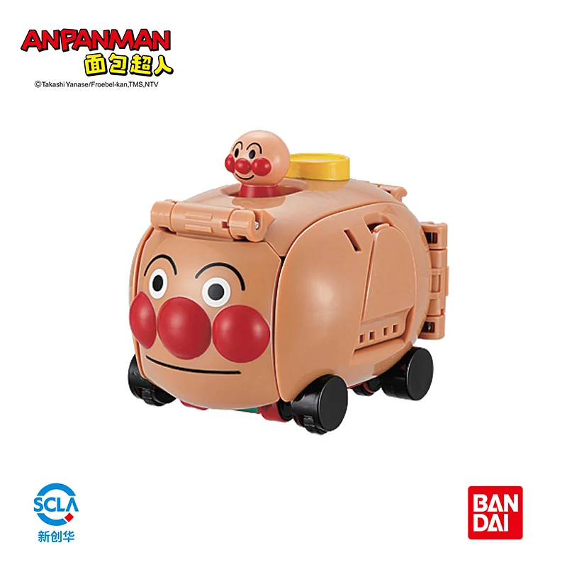 

Bandai Eyewear Factory's ANPANMAN Breadman Transformation Toys - Breadman and Steam Train Man Desktop Figurine Models