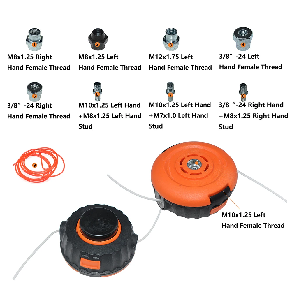 

P25 Trimer Head for Partner Brushcutter B250L B250B B261 B257L B291 B291TNG B297BX B300 B300B B300L B310 B320B B340 B380 B340LX