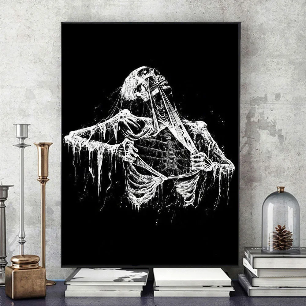 YOUQU Art Diamond Painting “Skeleton Grim Reaper\