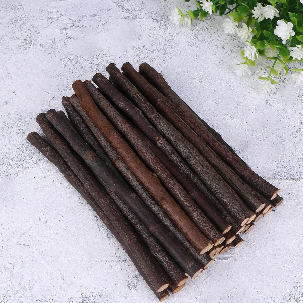 

30Pcs Simulation Dry Branches Wooden Sticks 10cm Handmade Christmas DIY Crafts Photo Props Flower Arrangement DIY Wreath